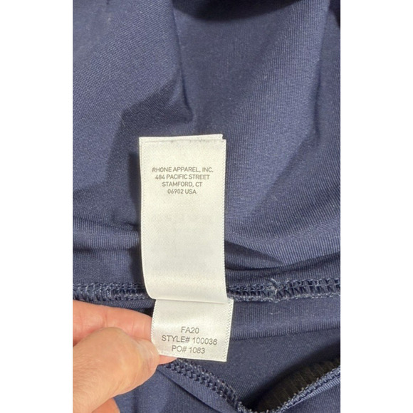 Rhone Pants Mens 34x31 Navy Blue Commuter Slim Fit Performance Chino 100036 - Picture 16 of 16